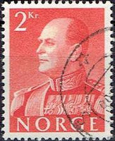 Norway 1958 Definitives - King Olav V-Stamps-Norway-Mint-StampPhenom