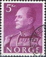 Norway 1958 Definitives - King Olav V-Stamps-Norway-Mint-StampPhenom