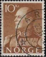 Norway 1958 Definitives - King Olav V-Stamps-Norway-Mint-StampPhenom