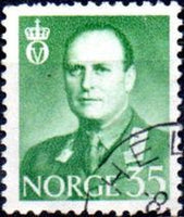 Norway 1958 Definitives - King Olav V-Stamps-Norway-Mint-StampPhenom