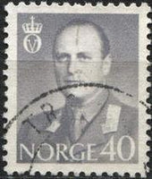 Norway 1958 Definitives - King Olav V-Stamps-Norway-Mint-StampPhenom