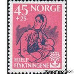 Norway 1960 World Refugee Year-Stamps-Norway-Mint-StampPhenom