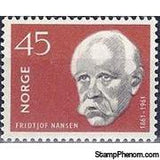 Norway 1961 Fridtjof Nansen Birth Centenary-Stamps-Norway-Mint-StampPhenom