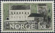 Norway 1961 Haakonshallen Anniversary-Stamps-Norway-Mint-StampPhenom