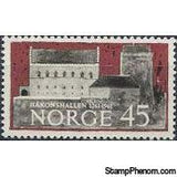 Norway 1961 Haakonshallen Anniversary-Stamps-Norway-Mint-StampPhenom