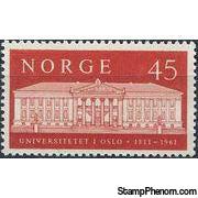 Norway 1961 Oslo University Anniversary-Stamps-Norway-Mint-StampPhenom