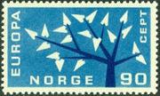 Norway 1962 Europa-Stamps-Norway-Mint-StampPhenom