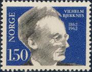 Norway 1962 Prof Vilhelm Bjerknes Birth Centenary-Stamps-Norway-Mint-StampPhenom