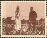 Norway 1963 Birth Centenary of Edvard Munch-Stamps-Norway-Mint-StampPhenom