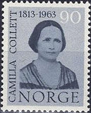 Norway 1963 Camilla Collett Birth Anniversary-Stamps-Norway-Mint-StampPhenom