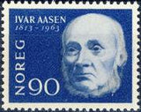 Norway 1963 Ivar Aasen Birth Anniversary-Stamps-Norway-Mint-StampPhenom