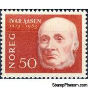 Norway 1963 Ivar Aasen Birth Anniversary-Stamps-Norway-Mint-StampPhenom