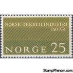 Norway 1963 Norwegian Textile Industry Anniversary-Stamps-Norway-Mint-StampPhenom