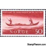 Norway 1963 Southern- Northern Norwegian Postal Services Tercentary-Stamps-Norway-Mint-StampPhenom