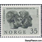 Norway 1964 Law of Mass Action Centenary-Stamps-Norway-Mint-StampPhenom