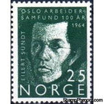 Norway 1964 Oslo Workers Society Centenary-Stamps-Norway-Mint-StampPhenom