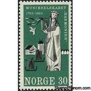 Norway 1965 Harmonien Philharmonic Society Bicentenary-Stamps-Norway-Mint-StampPhenom