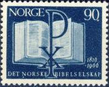 Norway 1966 Bible Society 150th Anniversary-Stamps-Norway-Mint-StampPhenom