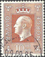 Norway 1969 -1970 Definitives - King Olav V-Stamps-Norway-Mint-StampPhenom