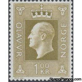 Norway 1969 -1970 Definitives - King Olav V-Stamps-Norway-Mint-StampPhenom
