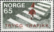Norway 1969 Rutebok for Norge Centenary and Road Safety-Stamps-Norway-Mint-StampPhenom