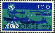 Norway 1970 Liberation 25th Anniversary-Stamps-Norway-Mint-StampPhenom