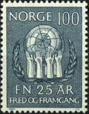 Norway 1970 United Nations 25th Anniversary-Stamps-Norway-Mint-StampPhenom