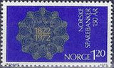 Norway 1972 Norwegian Savings Bank Anniversary-Stamps-Norway-Mint-StampPhenom