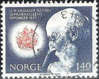 Norway 1973 Discovery of the Lepra bacterium, Centenary-Stamps-Norway-Mint-StampPhenom