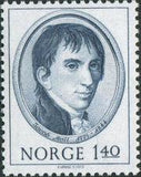 Norway 1973 Jacob Aall Birth Centenary-Stamps-Norway-Mint-StampPhenom