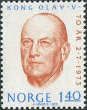 Norway 1973 King Olav%27s 70th Birthday-Stamps-Norway-Mint-StampPhenom