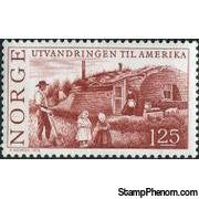 Norway 1975 Anniversary of 1st Emigration to America-Stamps-Norway-Mint-StampPhenom