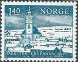 Norway 1975 European Architectural Heritage Year-Stamps-Norway-Mint-StampPhenom