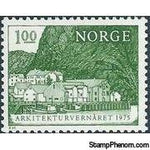 Norway 1975 European Architectural Heritage Year-Stamps-Norway-Mint-StampPhenom