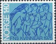 Norway 1975 International Womens Year-Stamps-Norway-Mint-StampPhenom