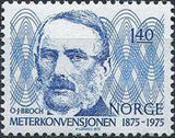 Norway 1975 Monetary and Metre Conventions Centenary-Stamps-Norway-Mint-StampPhenom