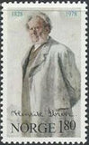 Norway 1978 Henrik Ibsen 150th Birth Anniversary-Stamps-Norway-Mint-StampPhenom
