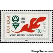 Norway 1980 Christian Youth Association Centenary-Stamps-Norway-Mint-StampPhenom