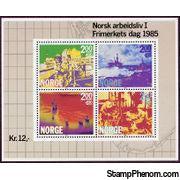 Norway 1985 Norwegian Working Life I – Offshore Industry-Stamps-Norway-Mint-StampPhenom