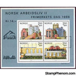 Norway 1986 Norwegian Working Life II – Paper Industry-Stamps-Norway-Mint-StampPhenom