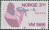 Norway 1986 World Biathlon Championships-Stamps-Norway-Mint-StampPhenom