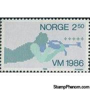 Norway 1986 World Biathlon Championships-Stamps-Norway-Mint-StampPhenom