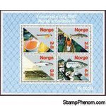 Norway 1987 Norwegian Working Life III - Pisciculture-Stamps-Norway-Mint-StampPhenom