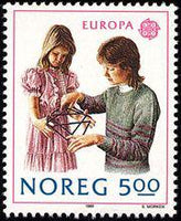 Norway 1989 Europa - Children%27s Games-Stamps-Norway-Mint-StampPhenom