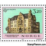 Norway 1990 Europa - Post Office Buildings-Stamps-Norway-Mint-StampPhenom