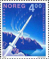 Norway 1991 Europa - Europe in Space-Stamps-Norway-Mint-StampPhenom