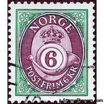 Norway 1991 Posthorns bicolours-Stamps-Norway-Mint-StampPhenom