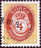 Norway 1992 Posthorns bicolours-Stamps-Norway-Mint-StampPhenom