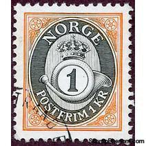 Norway 1992 Posthorns bicolours-Stamps-Norway-Mint-StampPhenom