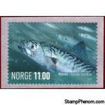 Norway 2007 Atlantic Mackerel (self-adhesive coil)-Stamps-Norway-Mint-StampPhenom